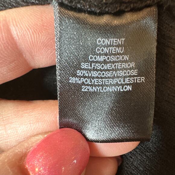 Wayf Milo Knot Sweater Black Crew Neck Long Sleeve Size Small - Picture 7 of 7